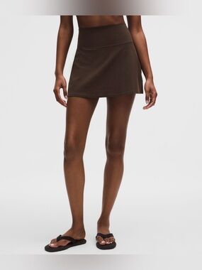Lululemon Align High Rise Skirt Sz 10 Walnut Crunch NWT